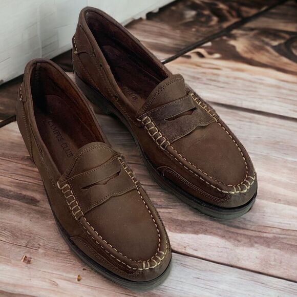 Vintage Campus Club Penny Loafers Mens Size 10D main image 8